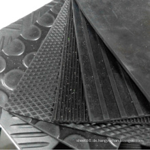 Black Rubber Mat Flooring für Rampen Workshop Garage und Auto